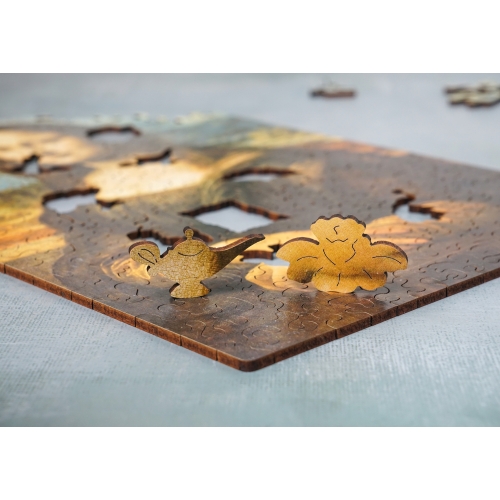 Drewniane puzzle A4 Leonardo da Vinci 
